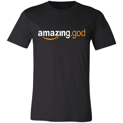 CUSTOM CAT - Amazing God T-Shirt Funny Christian Parody Shirt -