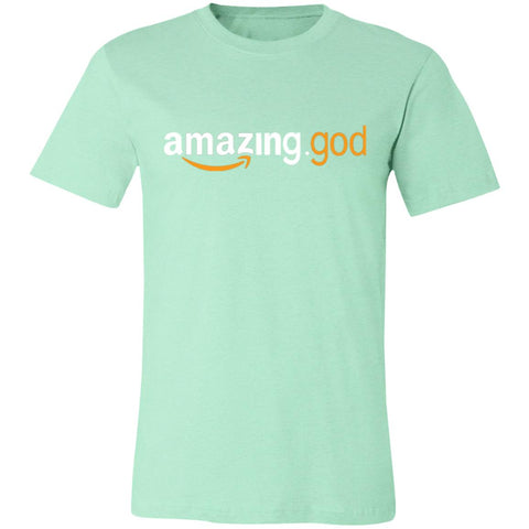 CUSTOM CAT - Amazing God T-Shirt Funny Christian Parody Shirt -