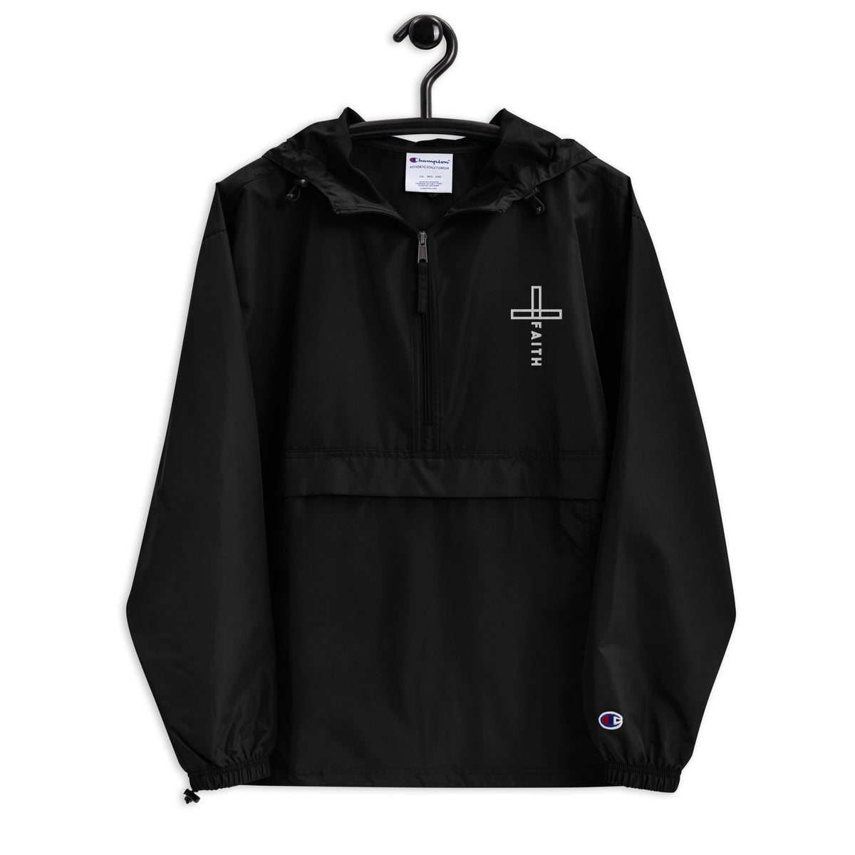 Cross Faith Christian Jacket Packable Embroidered