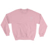 Embroidered Christian Cross Faith Sweatshirt EternalChristianTees Light Pink 2XL