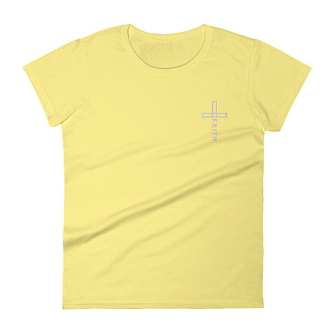 Cross Faith Christian Women's short sleeve t-shirt