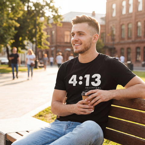 Philippians 4:13 Minimalist Christian T-Shirt