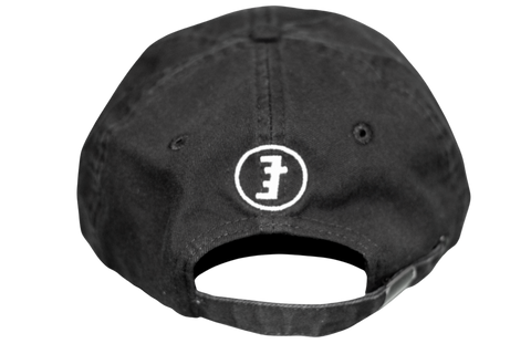 Blessed Black Distressed Christian Hat with Satin Lining