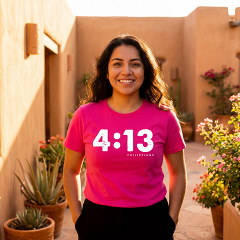 Philippians 4:13 Minimalist Christian T-Shirt