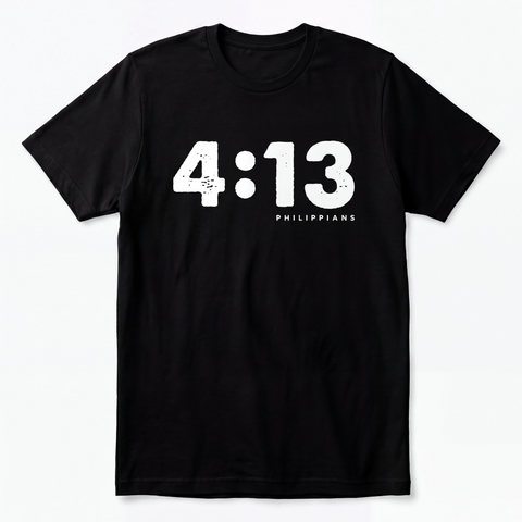 Philippians 4:13 Minimalist Christian T-Shirt