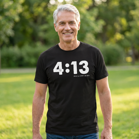 Philippians 4:13 Minimalist Christian T-Shirt