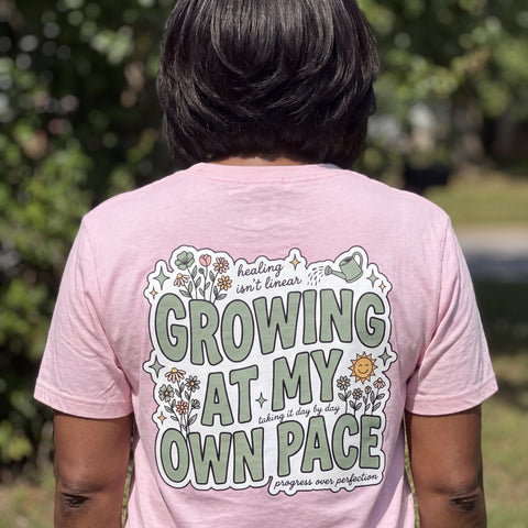 Growing At My Own Pace Christian T-Shirt