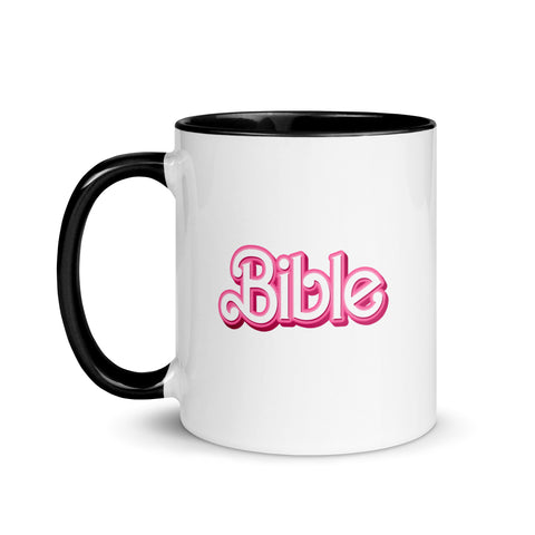 "Bible" Mug with Pink Color Inside