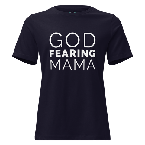 God Fearing Mama T-Shirt Mother's Day And Christian T-Shirt