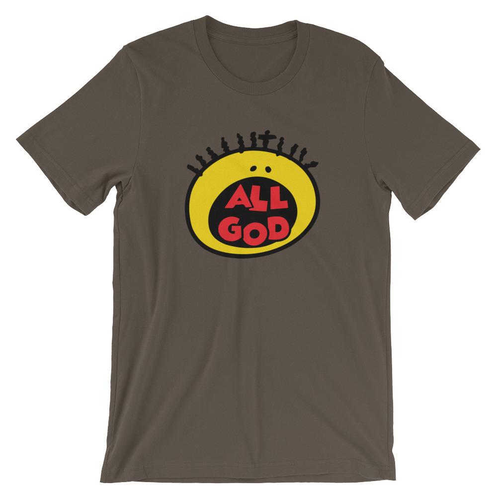 All God Christian Shirt 90s Baby Shirt EternalChristianTees Army XX-Large 