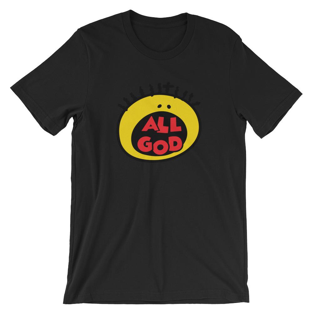 All God Christian Shirt 90s Baby Shirt EternalChristianTees Black XX-Large 