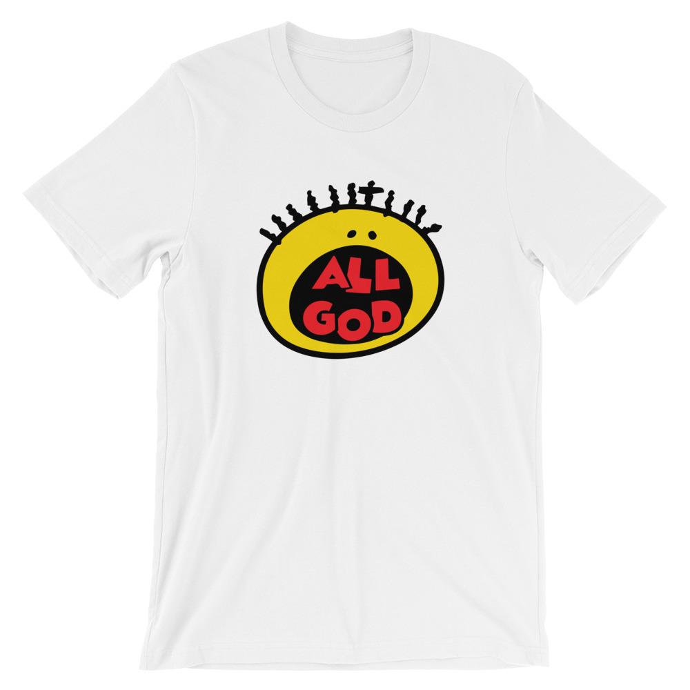 All God Christian Shirt 90s Baby Shirt EternalChristianTees White XX-Large 