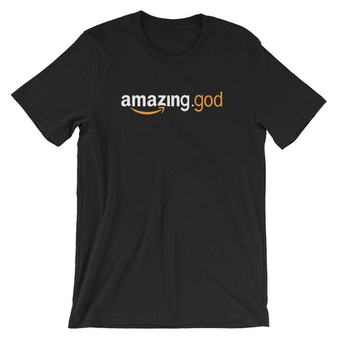 Amazing God T-Shirt Funny Christian Parody Shirt EternalChristianTees Black 4XL 