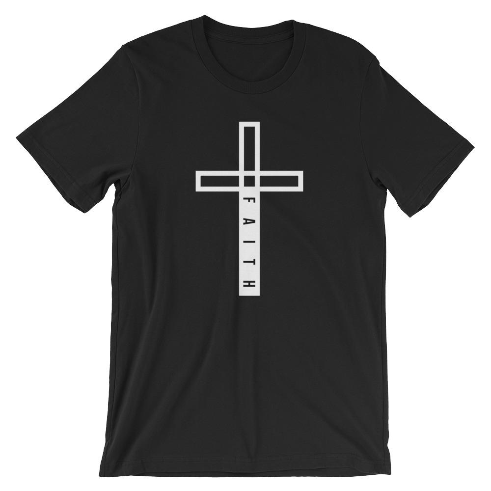 Christian Cross Faith Shirt Bible Scripture Easter Shirt EternalChristianTees Black 4XL 