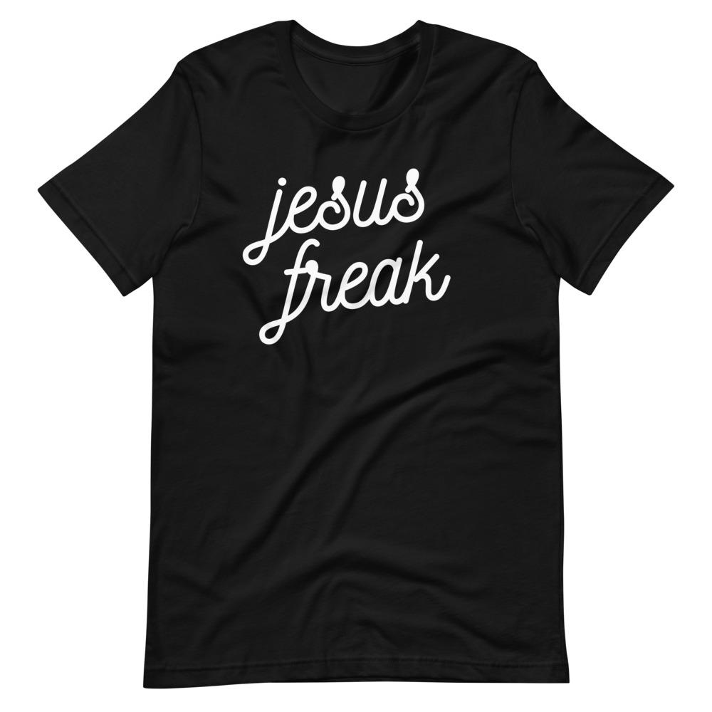 Christian Jesus Freak T-Shirt EternalChristianTees Black S 
