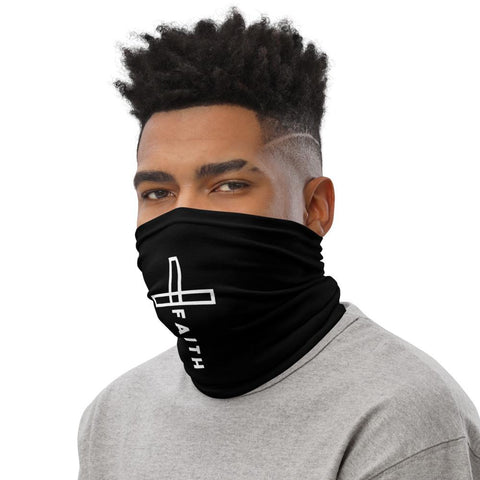 Cross Faith Cloth Mask Neck Gaiter EternalChristianTees 