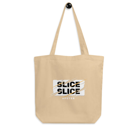"SLICE SLICE" - Eco Tote Bag - Peter's Verse - "Hallelujah - Roll Call" Remix