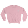 Embroidered Christian Cross Faith Sweatshirt EternalChristianTees Light Pink 2XL 
