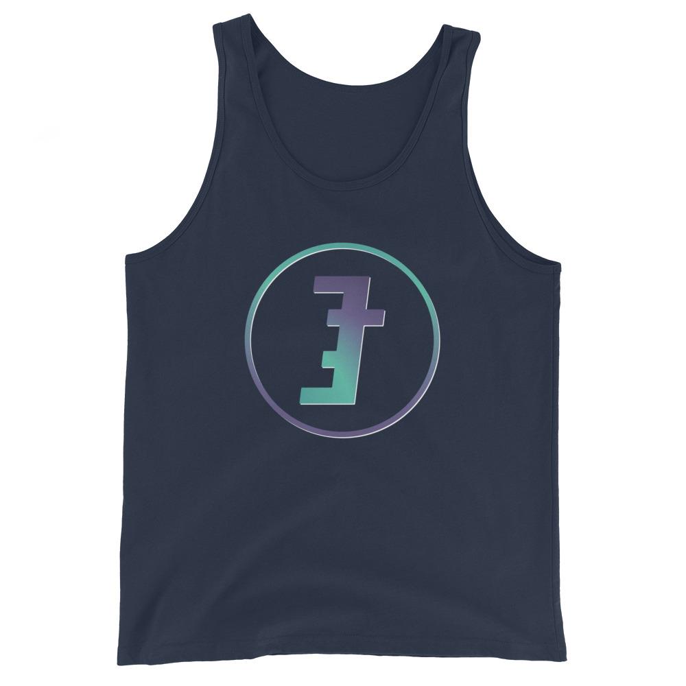 EternalTees Logo Tank Top Unisex EternalChristianTees Navy XS 