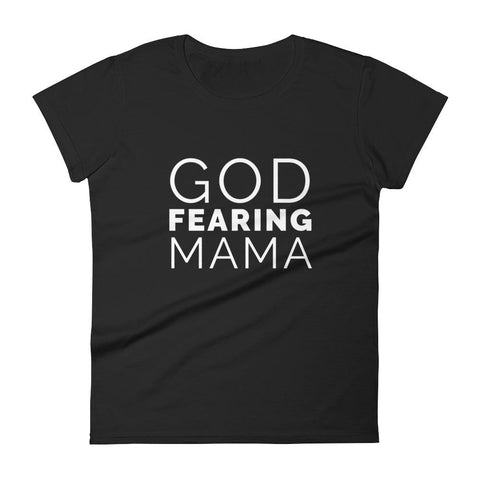 God Fearing Mama T-Shirt Mother's Day And Christian T-Shirt EternalChristianTees Black 2XL 