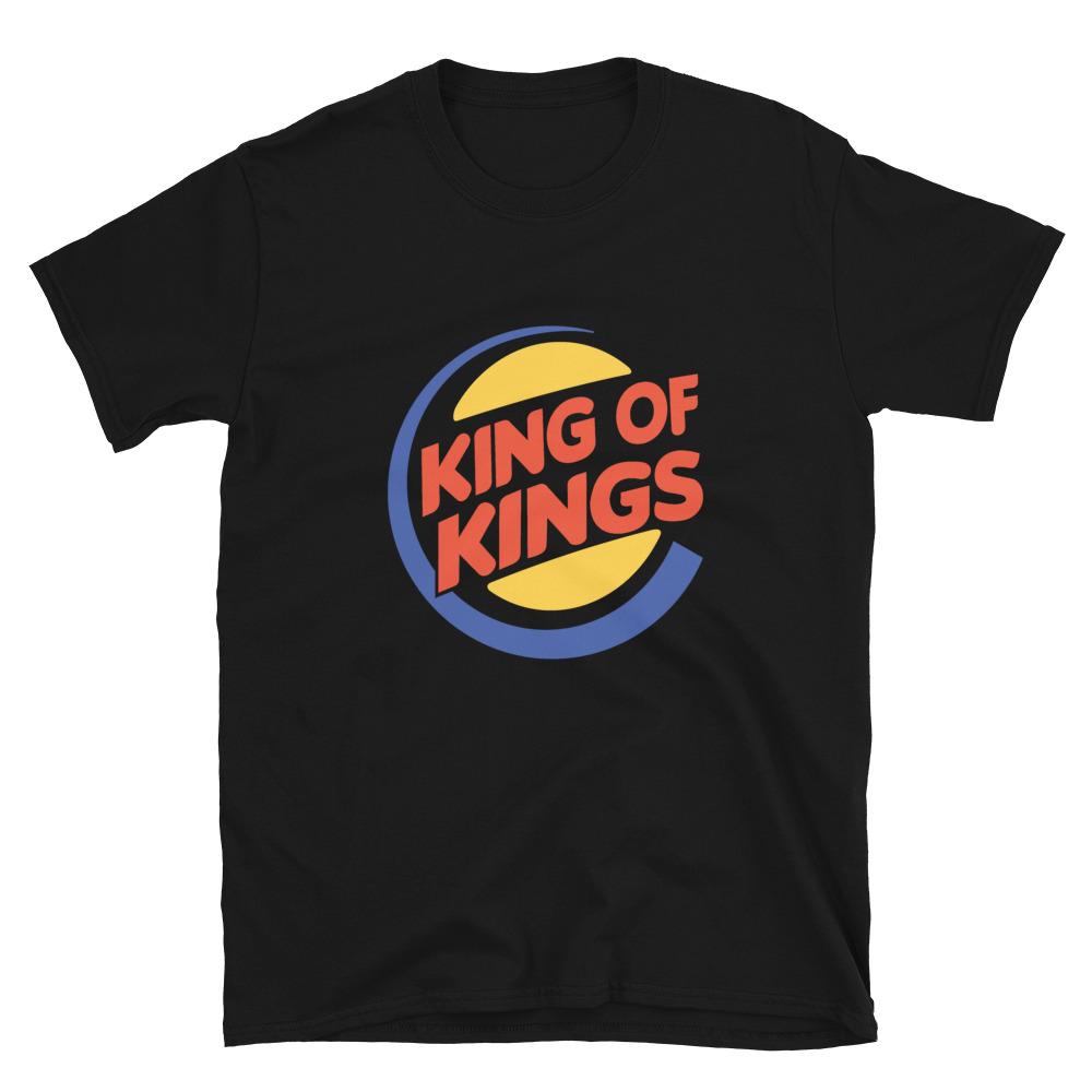 King of Kings T-Shirt Christian Tee EternalChristianTees Black S 