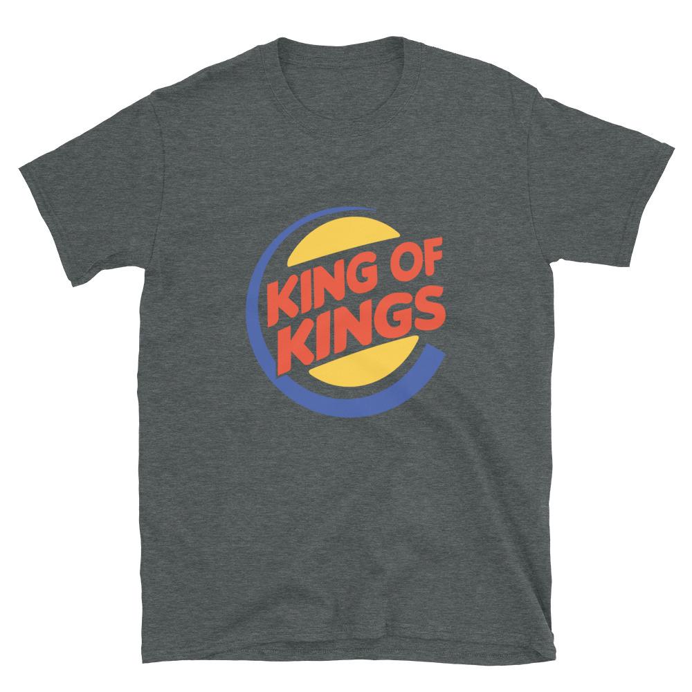 King of Kings T-Shirt Christian Tee EternalChristianTees Dark Heather S 
