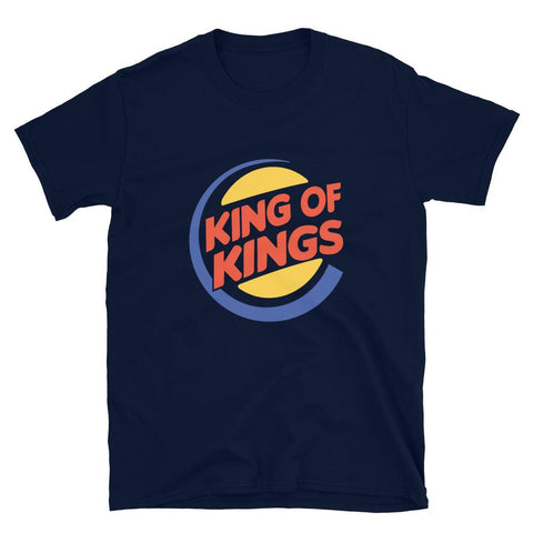 King of Kings T-Shirt Christian Tee EternalChristianTees Navy S 