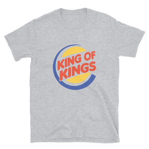 King of Kings T-Shirt Christian Tee EternalChristianTees Sport Grey S 