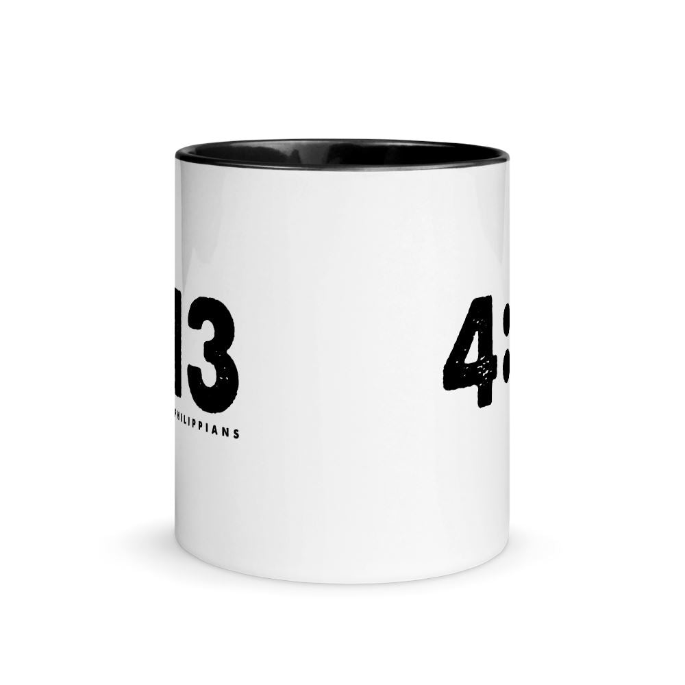 Philippians Mug with Color Inside EternalChristianTees 