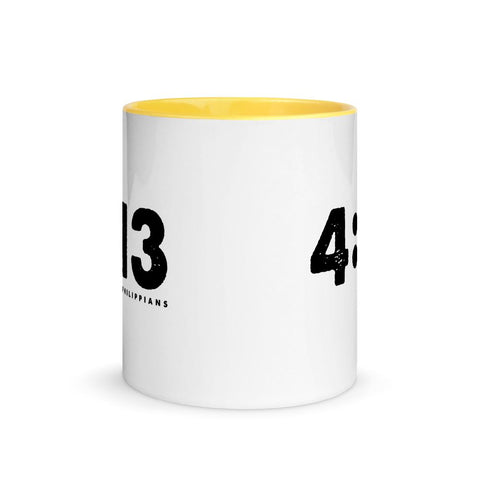 Philippians Mug with Color Inside EternalChristianTees 