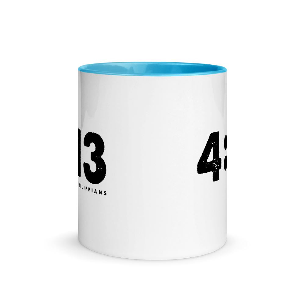 Philippians Mug with Color Inside EternalChristianTees 