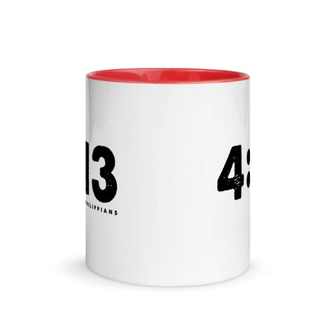 Philippians Mug with Color Inside EternalChristianTees 