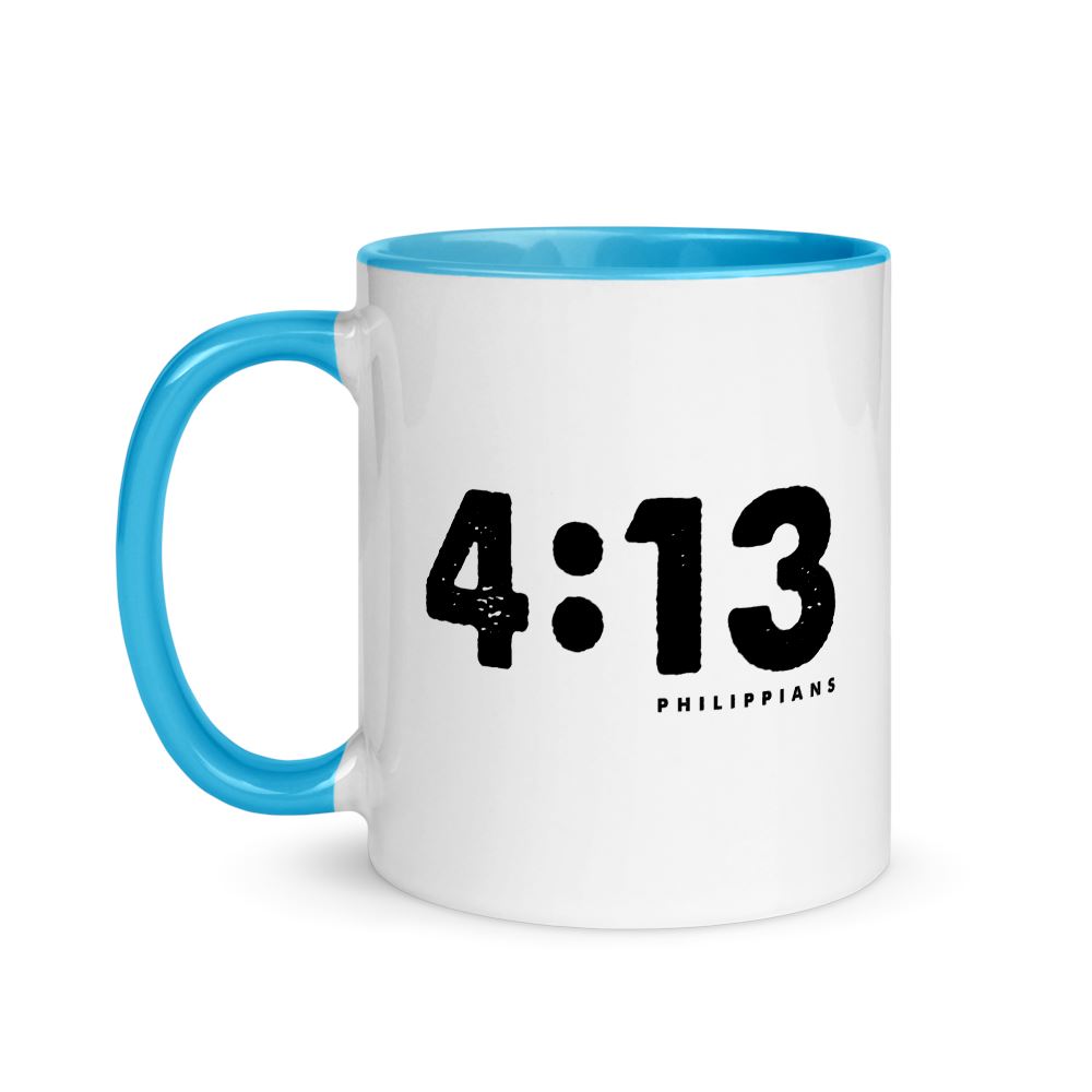 Philippians Mug with Color Inside EternalChristianTees 