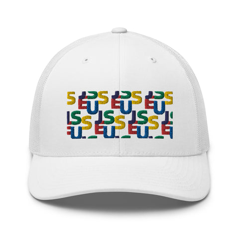 Mosaic Jesus Cap Trucker Christian Hat