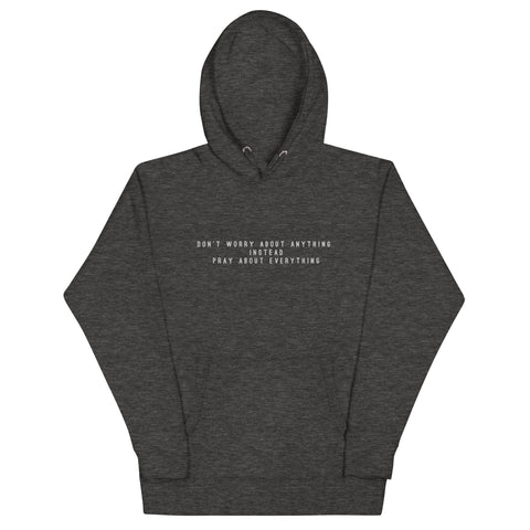 Christian Philippians 4:6 Hoodie Don't Worry About Anything Pullover