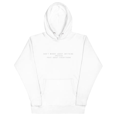 Christian Philippians 4:6 Hoodie Don't Worry About Anything Pullover
