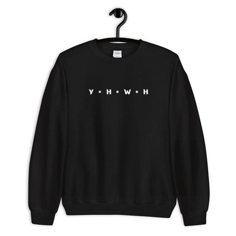 YHWH Christian Sweatshirt Yahweh EternalChristianTees Black S 